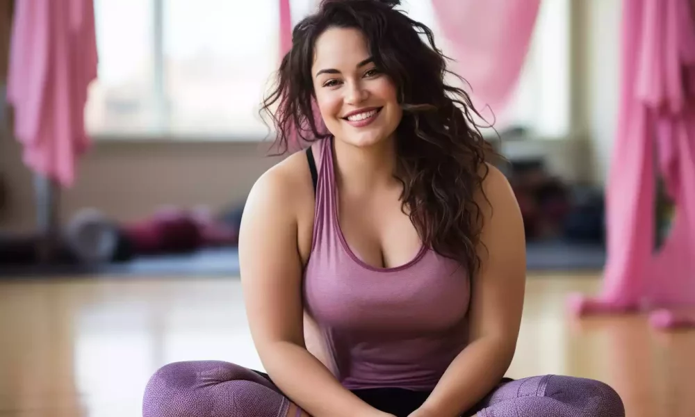 Plus size store yoga shirts